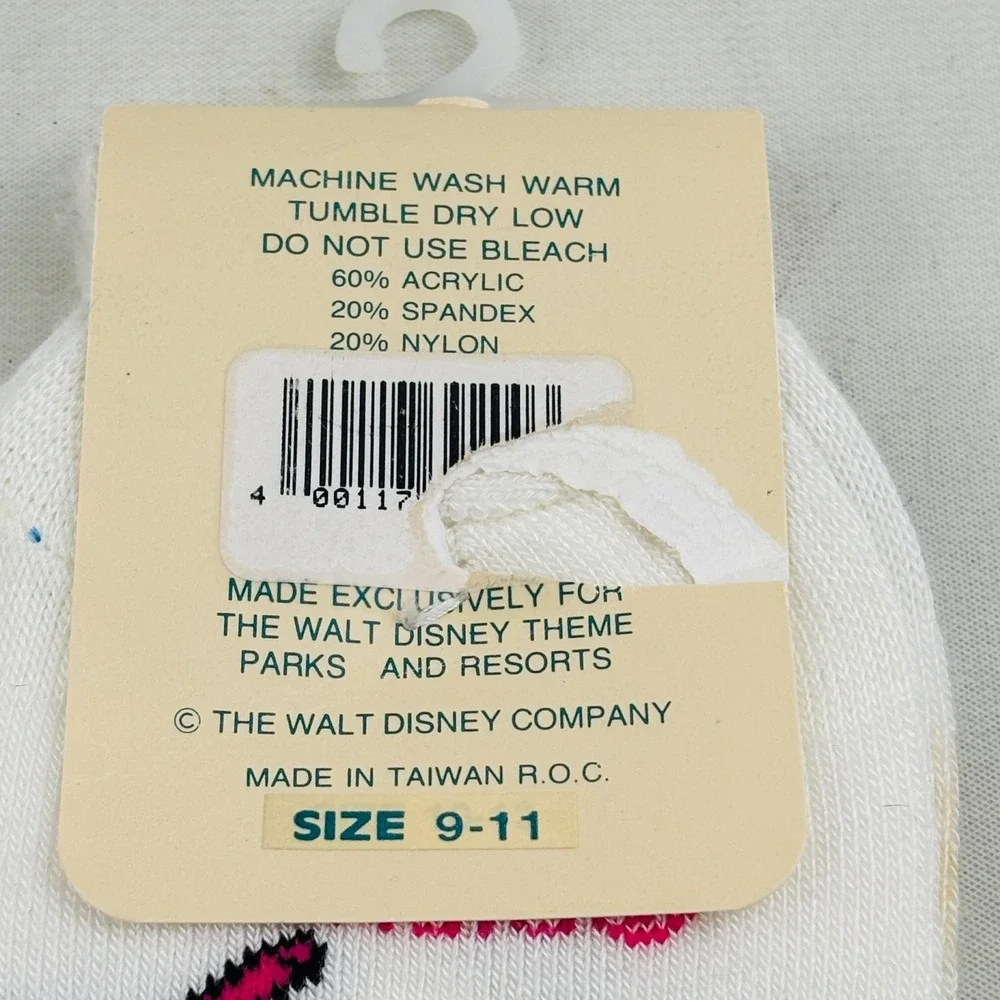 Vintage Disney Pro Collection Minnie Mouse Golf Socks Womens 9-11‎ Golf Ball Tee